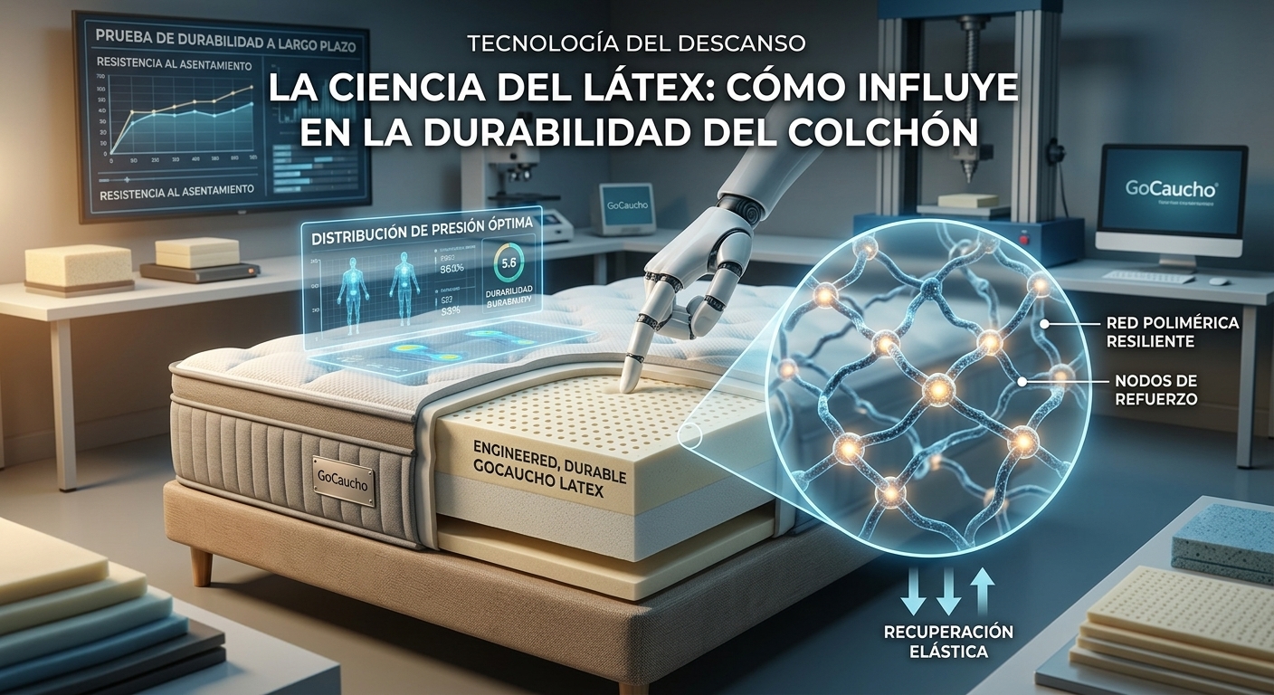 La ciencia del látex Cómo influye en la durabilidad del colchón
